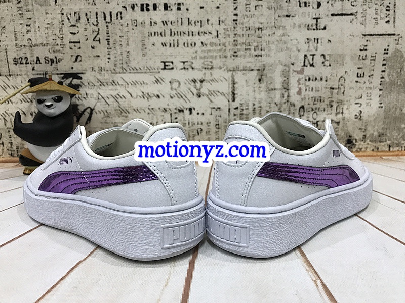 Puma Fenty Rihanna Creeper Low Leather White Purple